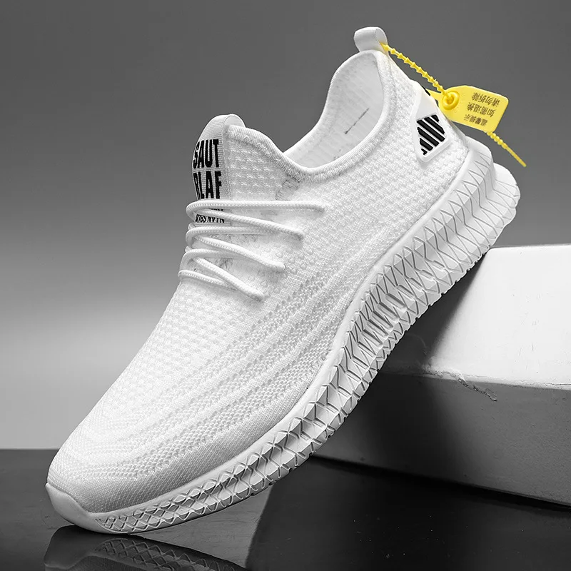 2026 Sneakers Men Shoes Breathable Light Walking Sports Running Shoes Man Black White Soft Mens Athletic Shoes Big Size 45 46