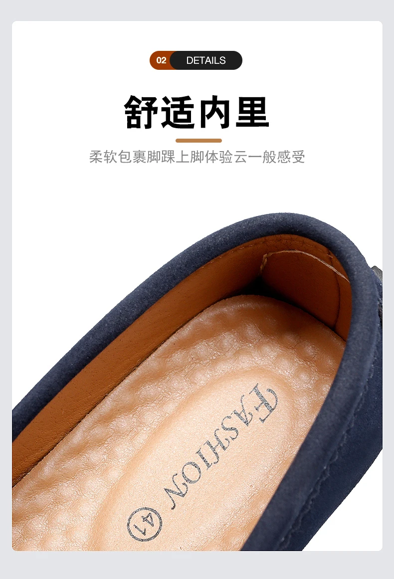 48 Extra-Large Size Matte Couple's Style Halloween Gift 2025 Autumn New Loafers British Style Slip-On Men's Driving Shoes Lightweight Non-Slip Casual Leather Shoes