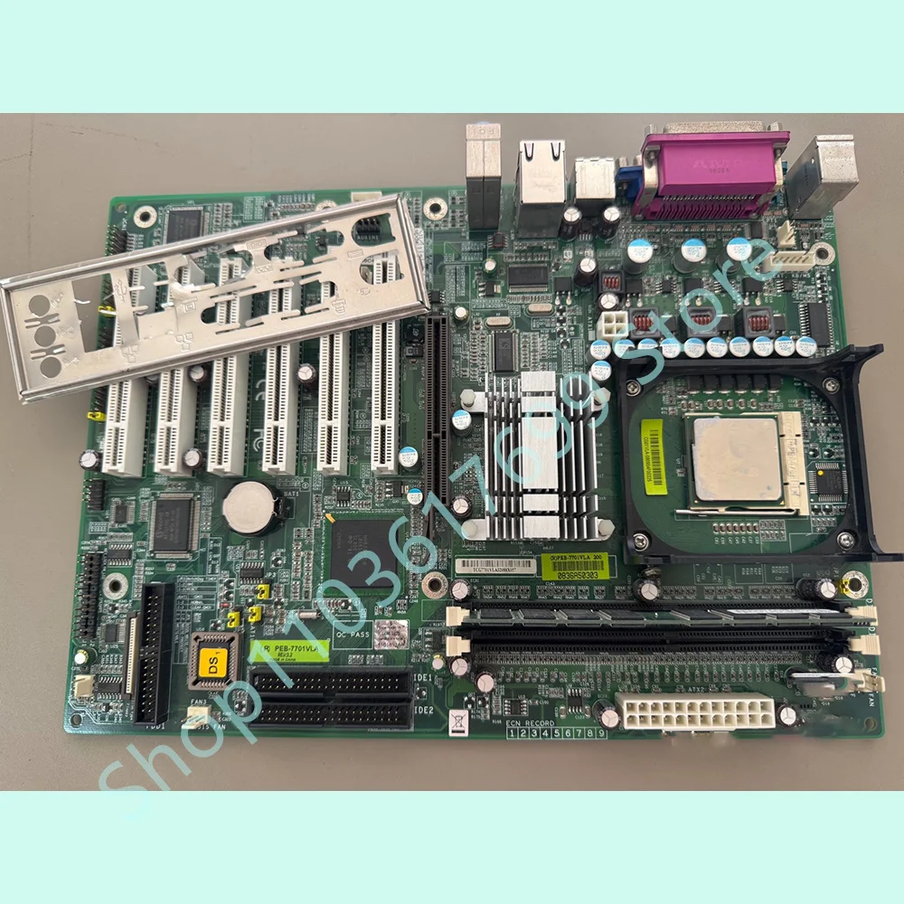 For Industrial Control Motherboard 6 PCI Slots With Single Network Port PEB-7701VLA REV：3.2