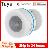Tuya Matter Thread Smart PIR Motion Sensor Wireless Human Body Motion Infrared Detector Work With HomeKit Alexa Google Home