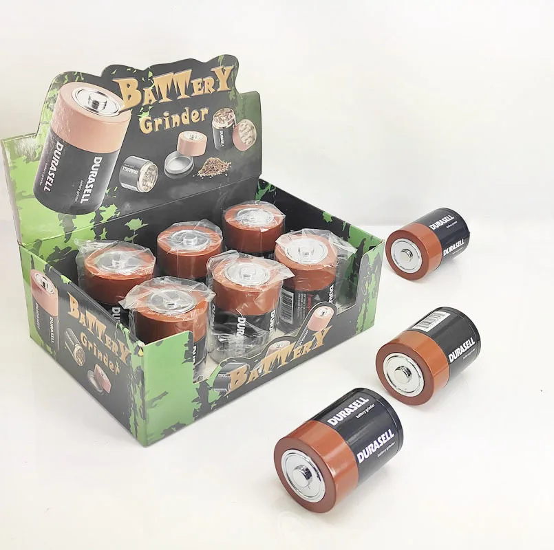 3-Layer Metalen Tabak Zinklegering Rook Breaker Batterij Roker Gratis Verzending