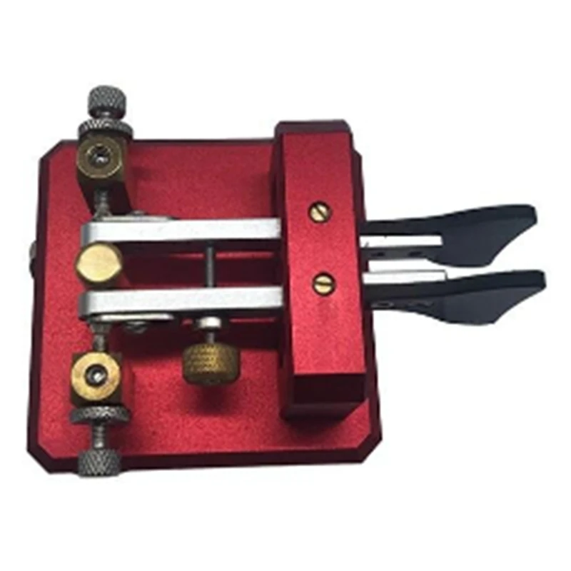 New Automatic Morse Dual-Paddle Telegraph Key CW Key for Ham Radio Users for Amateur HAM RADIO CW Paddle Key Amateur Silver