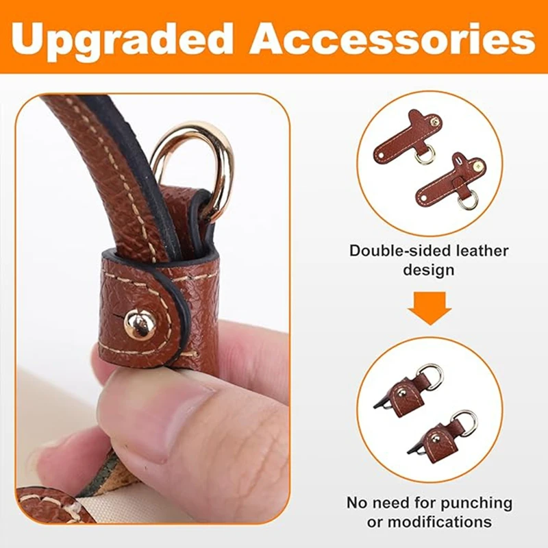 Tali BABI untuk Kit Tali Tas Mini Longchamp, Tali Bahu Kulit Tanpa Pukulan untuk Tas Mini Long Champ