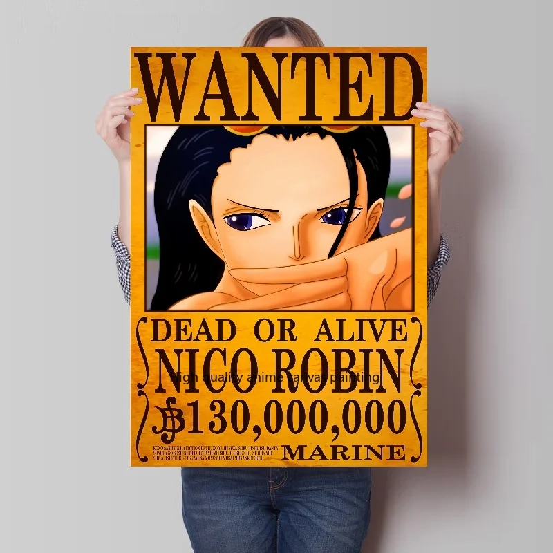 Pirackie nagrody Anime jeden kawałek Luffy wszystkie postacie plakat do dekoracji obraz na płótnie Bar ściany domu estetyczny prezent artystyczna dekoracja ścienna