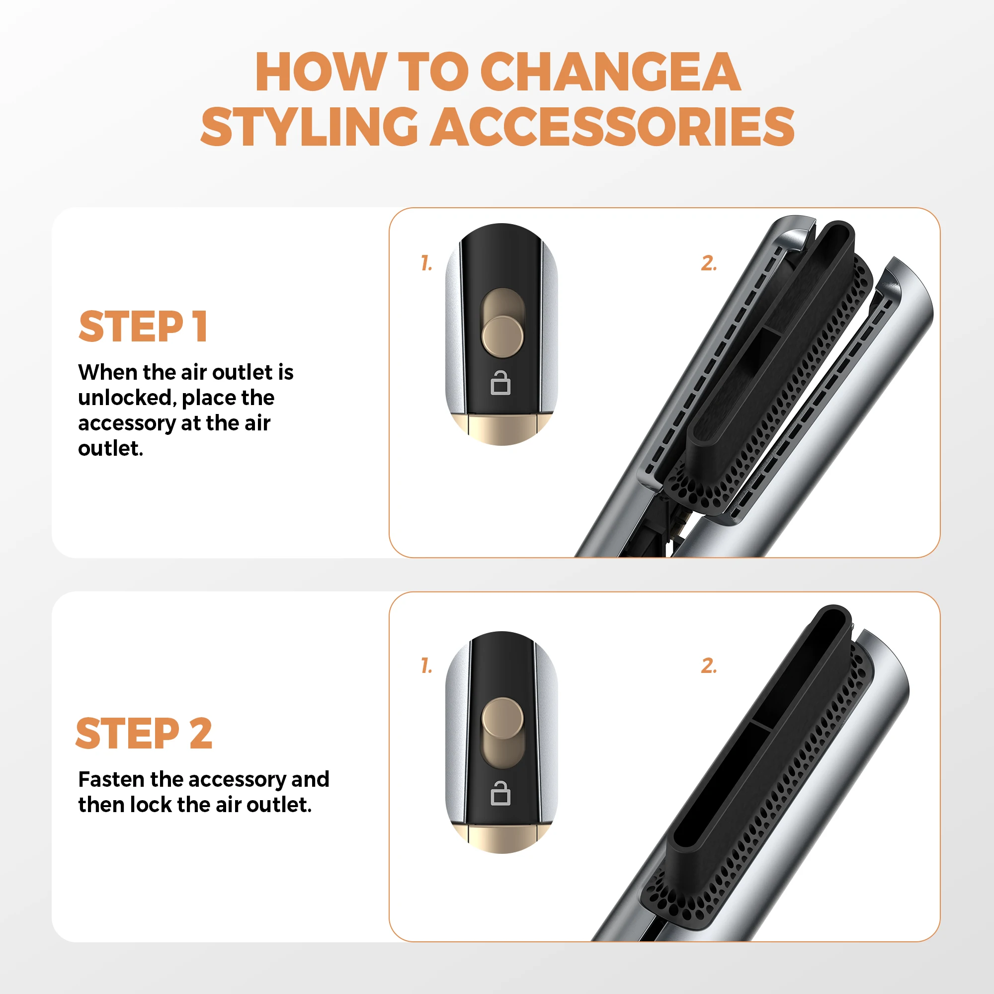 UKLISS Hot Air Straightener 1500W Ion Air Straightener with Hot Air and Cold Air, No Heat Damage, for Wet and Dry Hair