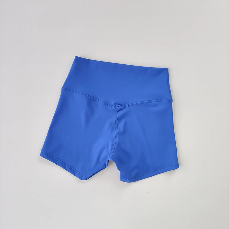 Yoga-Sportshorts, eng anliegende, elastische Dreiteilhose, hautfreundliches Gefühl, hohe Taille, hüftformend, schnelltrocknende Yoga-Hotpants – Detail 16