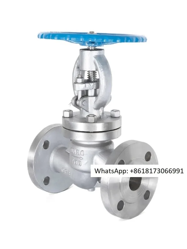 304 high-pressure stainless steel globe , large diameter J41W-16P flange cast steel , high-temperature resistant steam valve