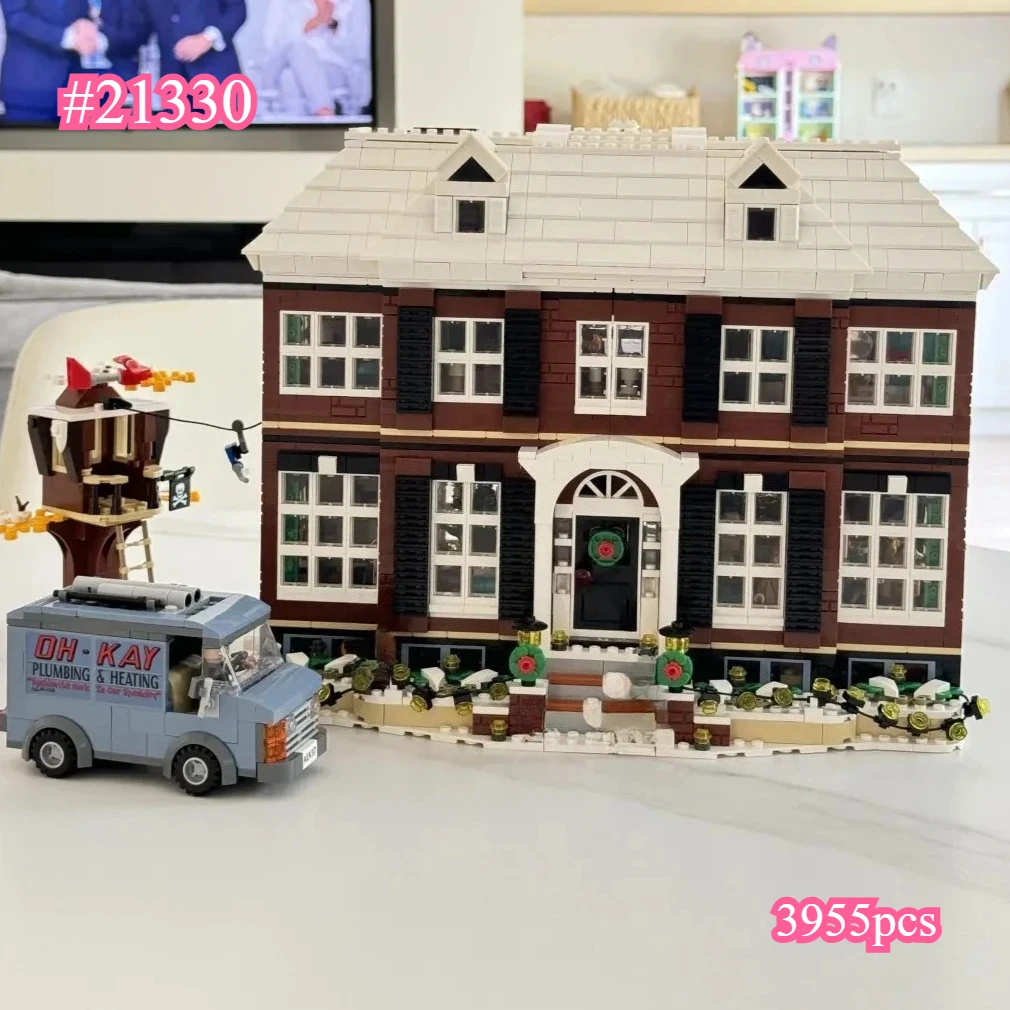 2026 New Ideas Home Alone House Model 21330 Building Blocks Bricks Ducation Toy for Boy Kids Christmas Birthday Gifts 3955 Pcs