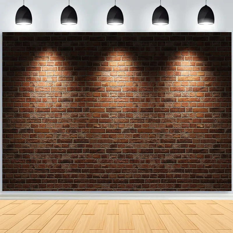 

SHENGYONGBAO Art Fabric Antique Brick Wall Photography Backdrops Props Cement Texture Stone Theme Photo Studio Background QZ-05