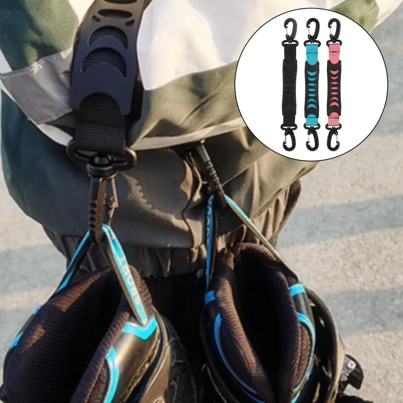 متعدد الألوان 1 الأسطوانة سكيت مصعد التزلج التمهيد مع المحمولة حذاء تزلج بعجلات الأربطة زلاجات ثلجية تحمل الشتاء التزلج الملحقات #6