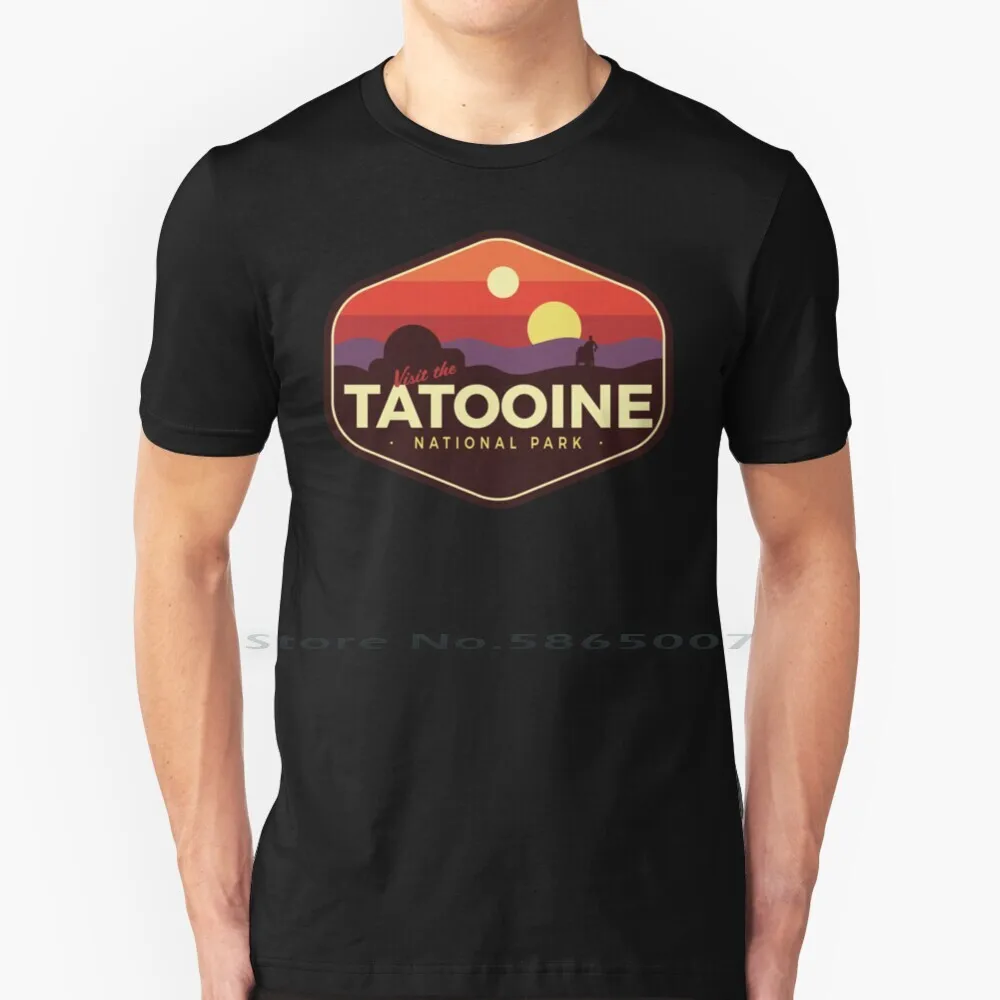 Tatooine National Park T Shirt Cotton 6XL Tatooine Nerd Geek Luke Skywalker Princess Leia Han Solo R2d2 C3po Boba Fett This Is