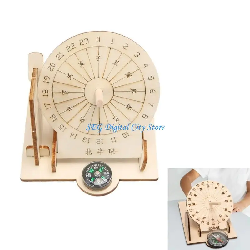 U75B Equatorial Clock Model Hands on Assembly Toy Children Educational Toy