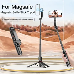 New 1045mm Magnetic Selfie Stick Tripod with RemoteMagsafe Phone Tripod For iPhone 14 13 12 Pro Max  For HUAWEI XIAOMI SAMSUNG