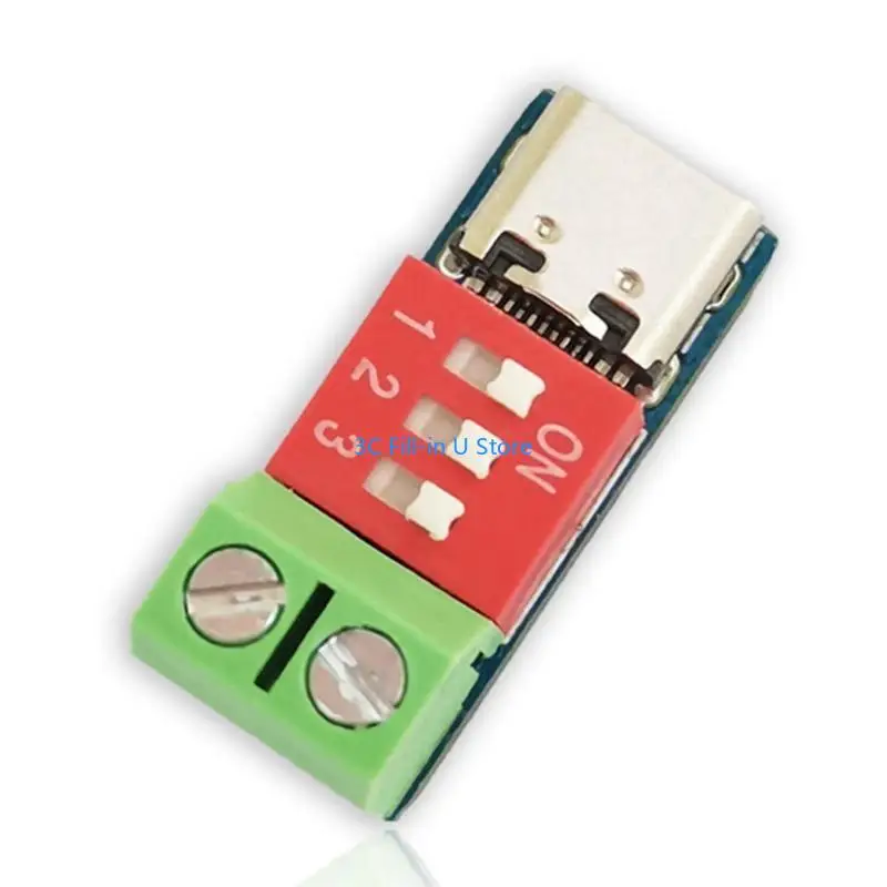 G8TA 5-20V Dial-code Adjustment Voltages TypeC USB Fast Quick Test Board