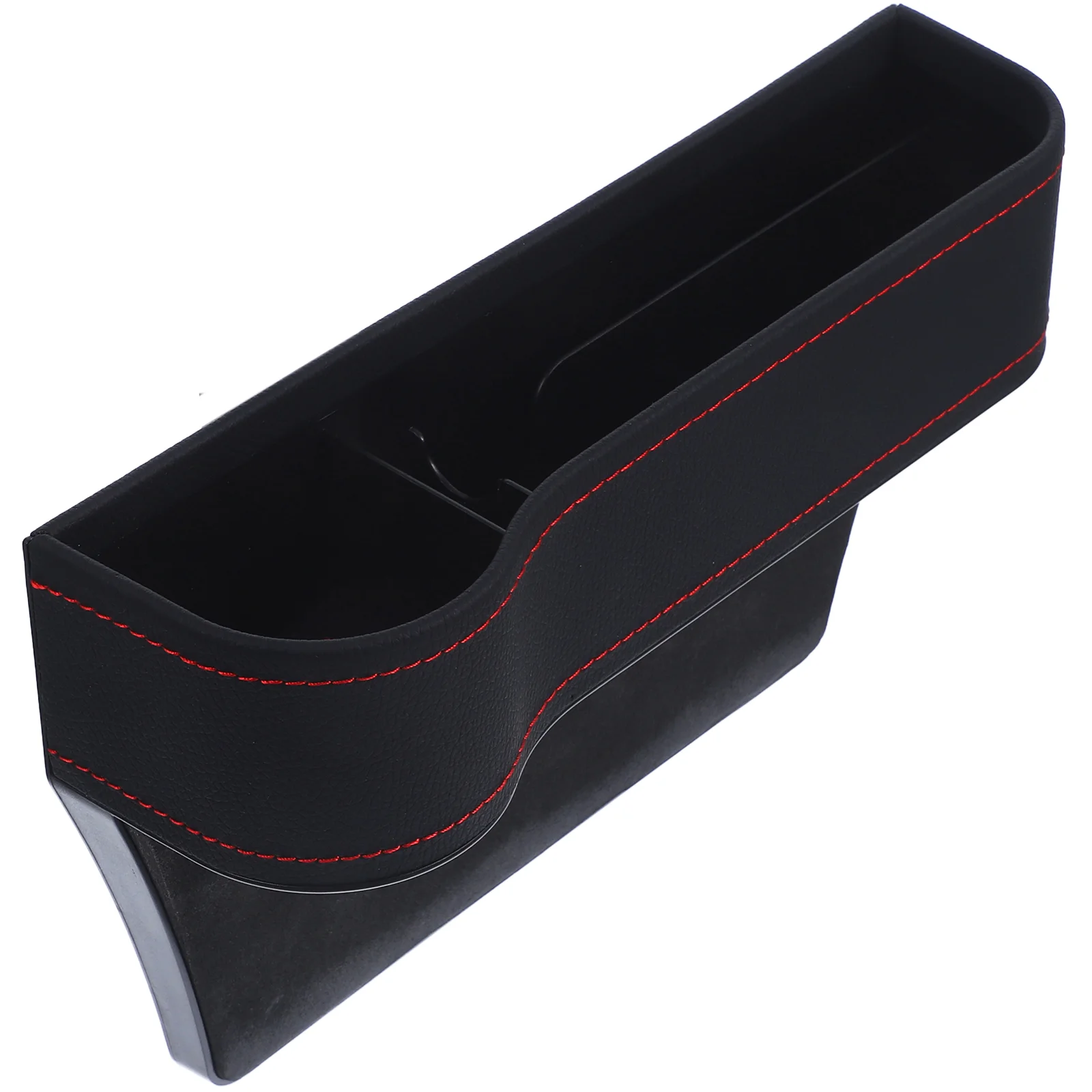 

Car Main Driver Seat Gap Filler Organizer Drop Catcher Pocket Between Seat and Console (Black)