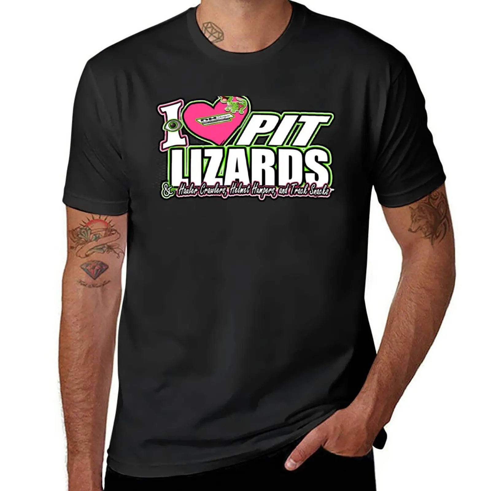 

New I Love Pit Lizards T-Shirt summer tops tees men clothing