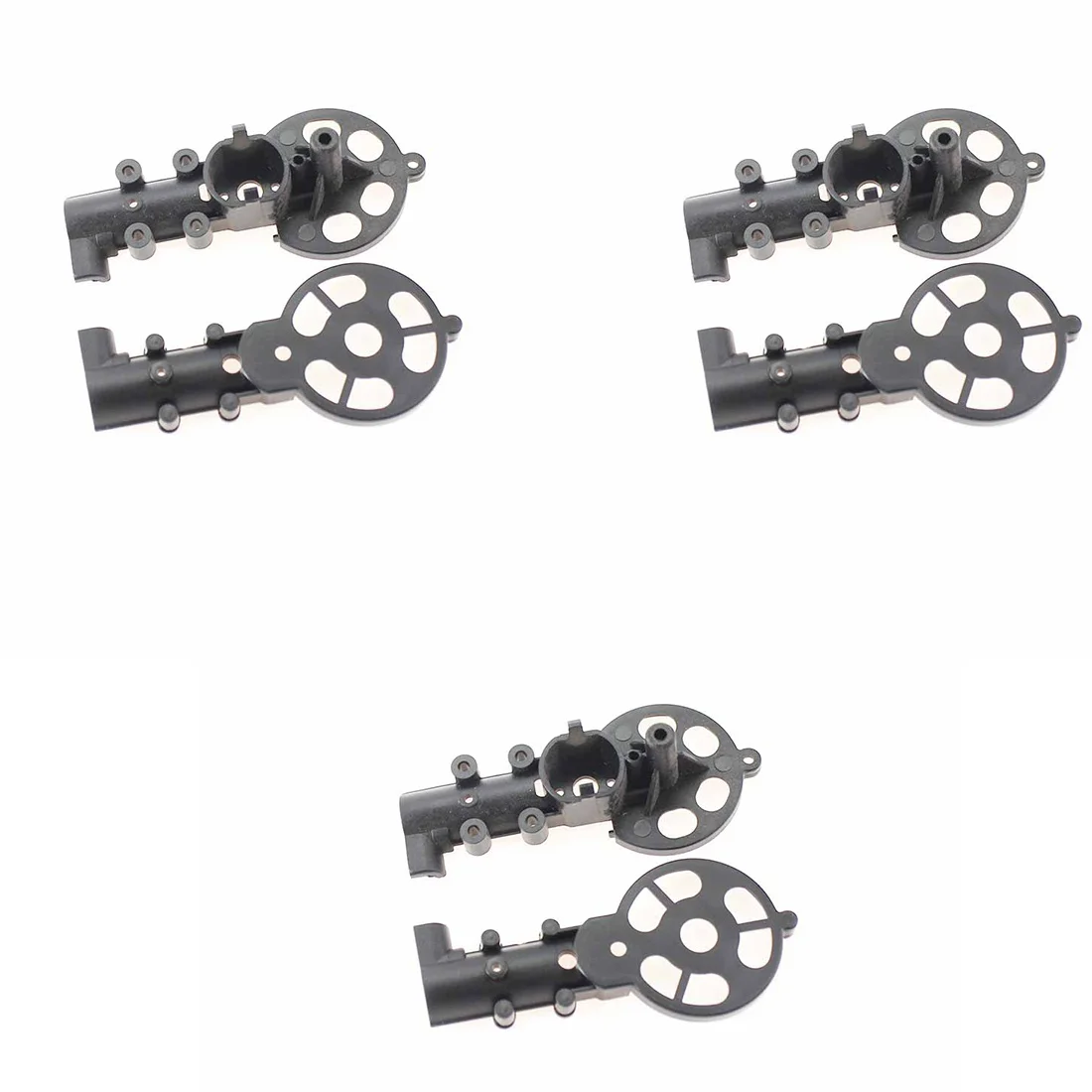 Juego de 3 cubiertas de Motor trasero V912-29 para WLtoys XK V912 V912-A V915-A piezas de mejora de helicóptero RC accesorios de repuesto