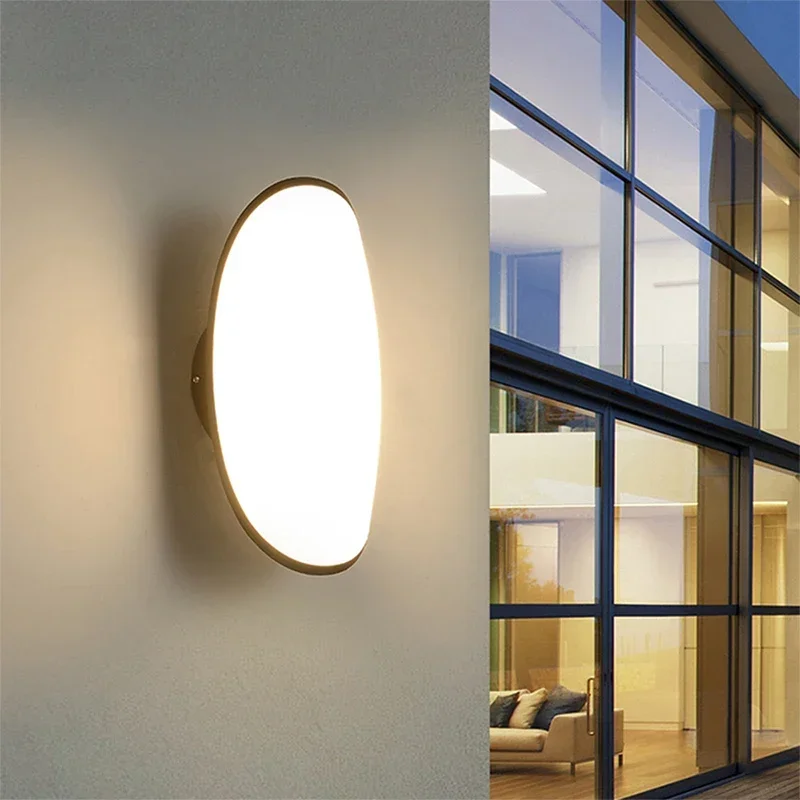 GISELLE-Lámparas de pared LED contemporáneas para exteriores, simplicidad eléctrica, impermeable, balcón, pasillo, patio, Villa, puerta, Hotel