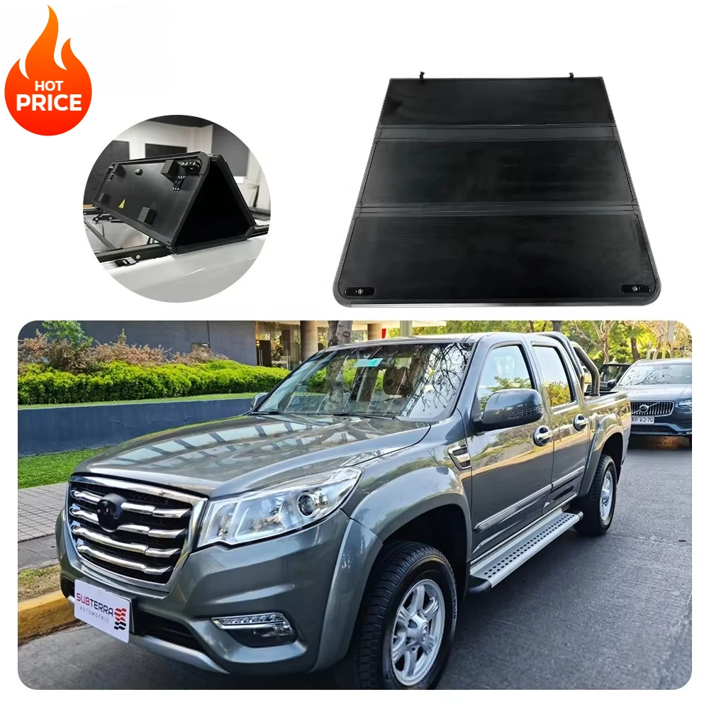 

Great Wall Poer/Cannon/Wingle 6 Hard Tri-fold Tonneau Cover | High-Quality Accessory | Limited Time Offer