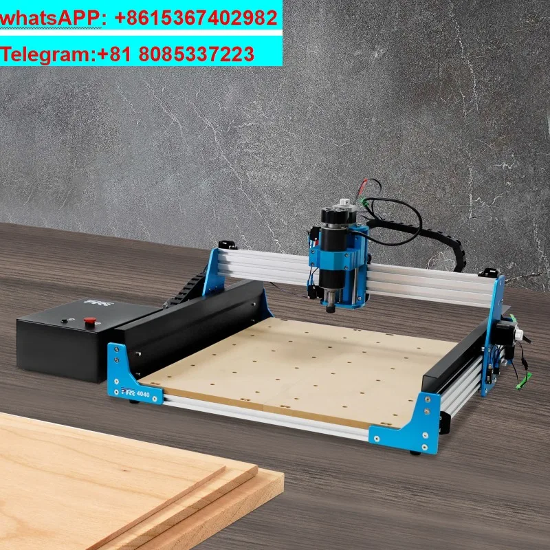 CNC Engraving Machine 500W Spindle, 42 Stepper Motor, GRBL Compatible, for Wood PVC Acrylic Cutting & Milling Machine
