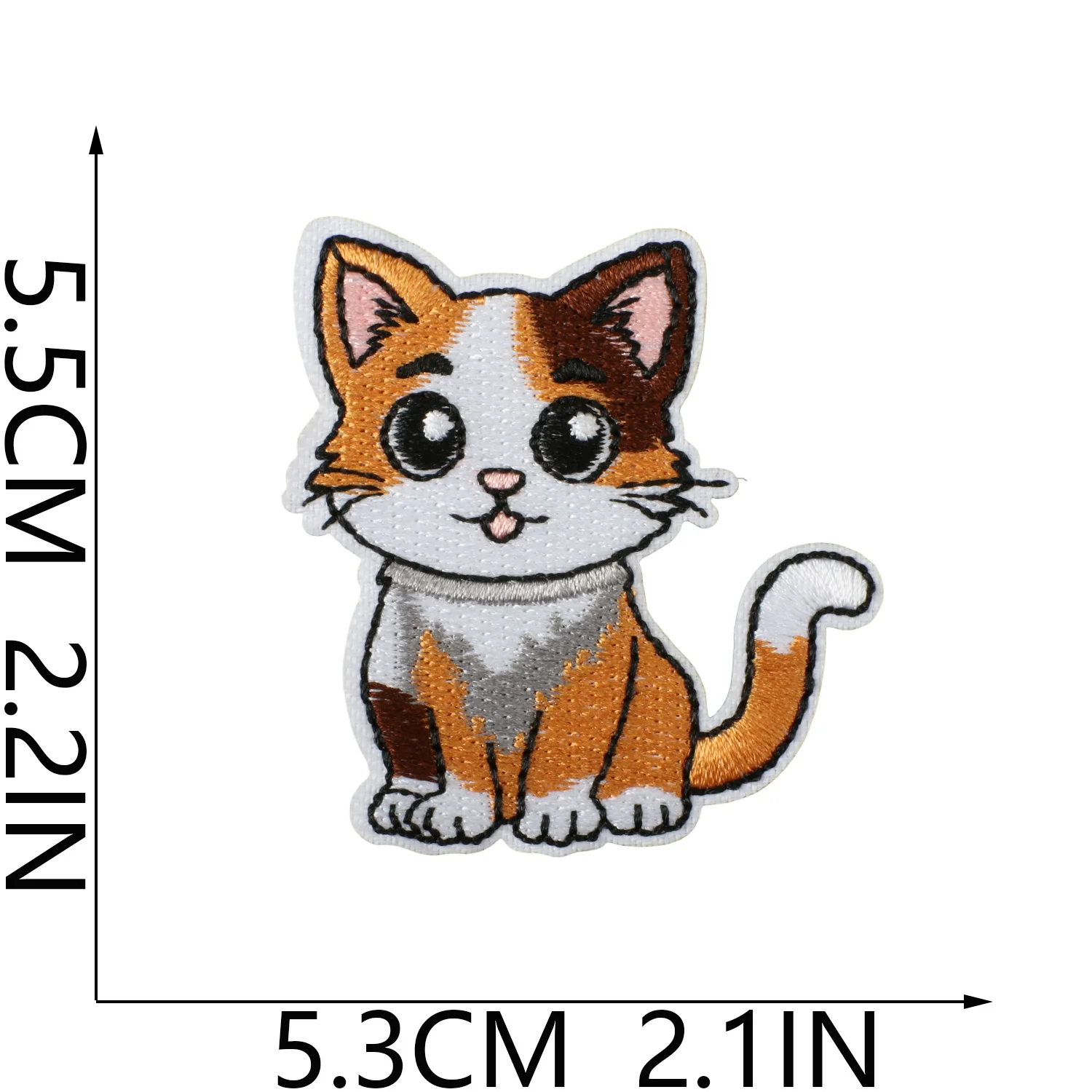 1/28PCS Parche Bordado de Gatos para Fiesta, con Diseño Divertido 'Miau Miau', Termoadhesivo para Vaqueros, Sombreros, Ropa DIY y Suministros de Costura