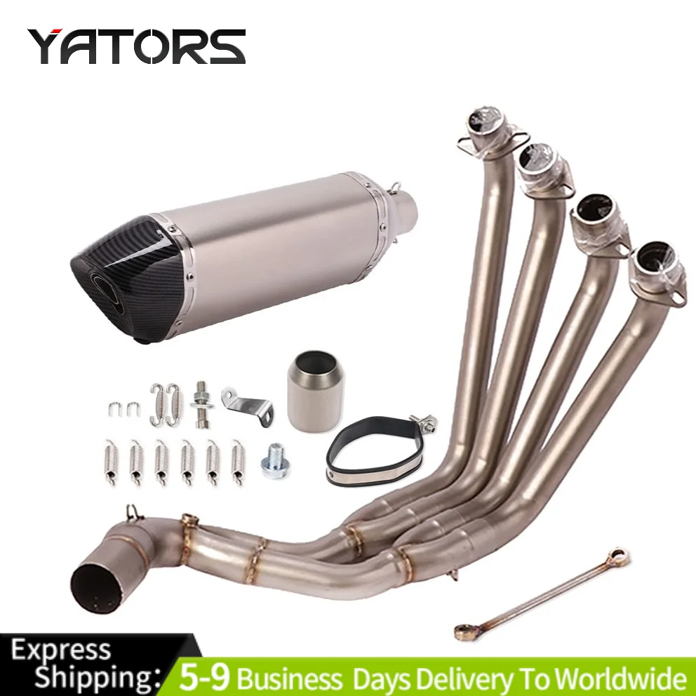 

Exhausts Pipes For Honda CBR650F CB650R CB650F 2014-2023 Exhaust System Front Pipe 51mm Muffler