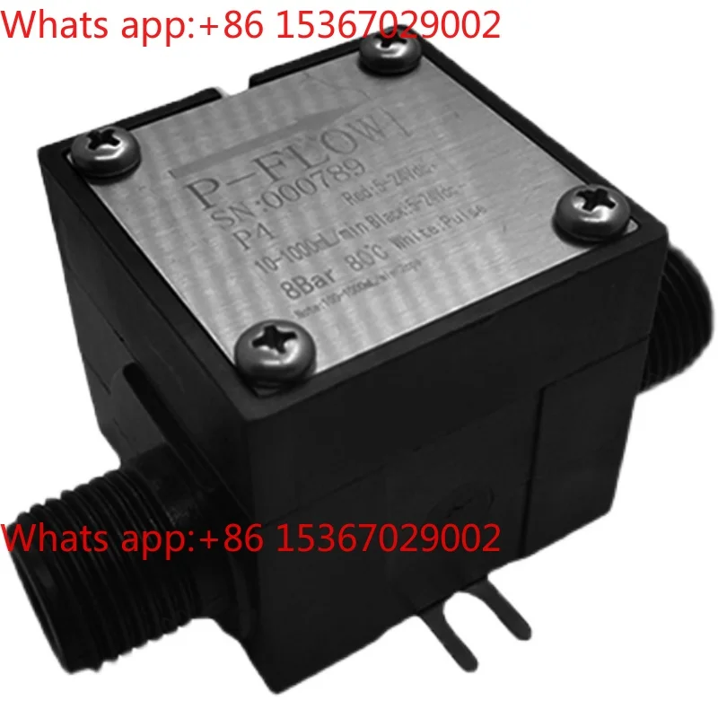 Micro Liquid Flow Meter Plastic Corrosion Resistant Quantitative Control Flow Sensor