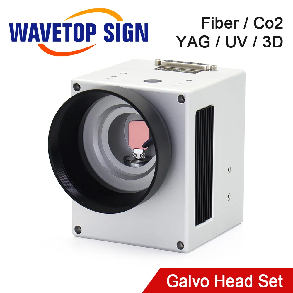 SignkoRay Fiber Laser Scanner Galvo Head Set Aperture10mm Galvanometer Support Fiber Co2 UV YAG 3D Laser for Marking Machine