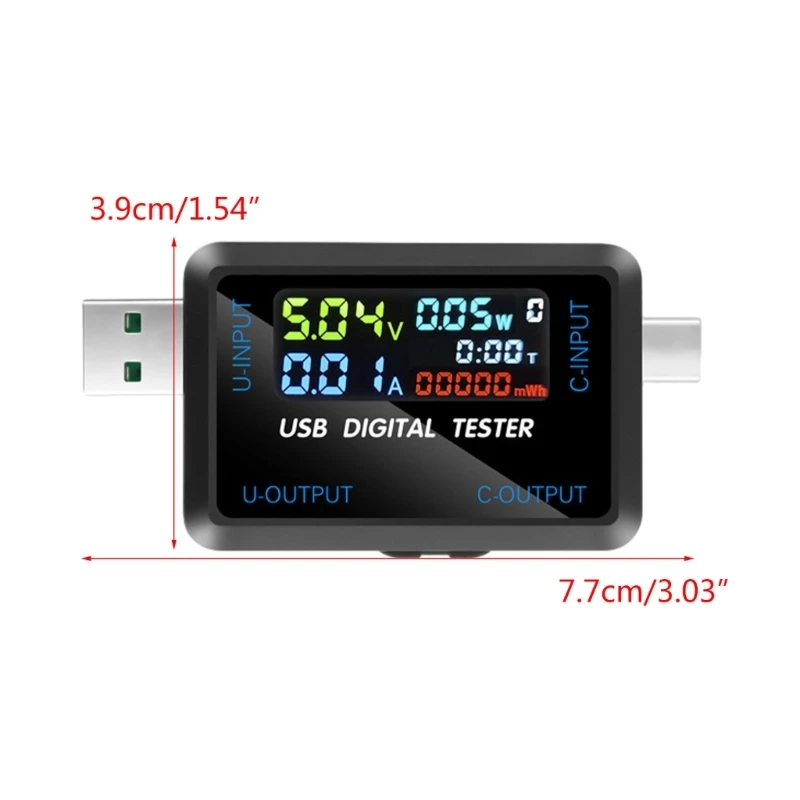 USB измеритель мощности, Φ 5A LCD USB/USB дисплей тока USB тестер мультиметра тестирование скорости кабеля