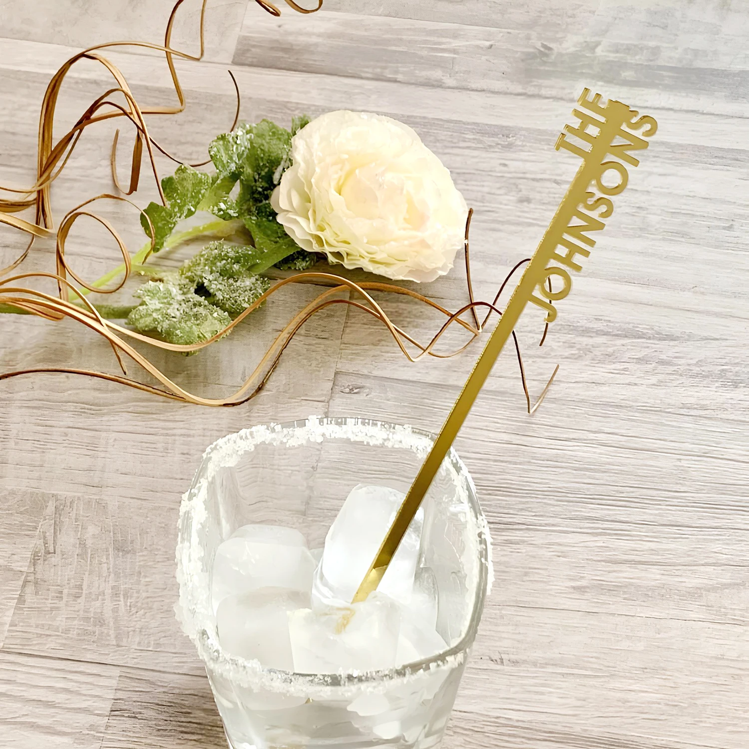 Personalized Acrylic Drink Stirrers, Custom Cocktail Stirer, Name Places, Wedding