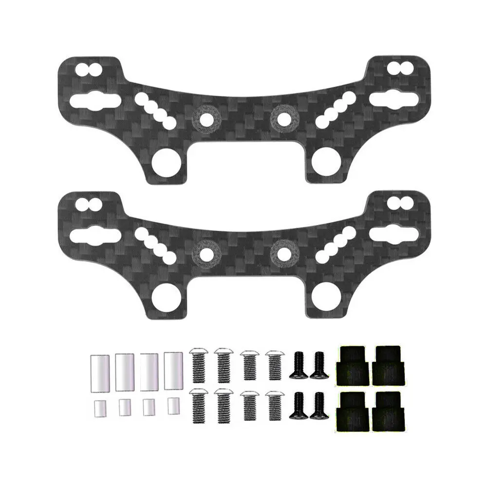 

Front Rear Carbon Damper Stay for Tamiya TT02 TT02D TT02R TT02T Chassis Upgrade Parts