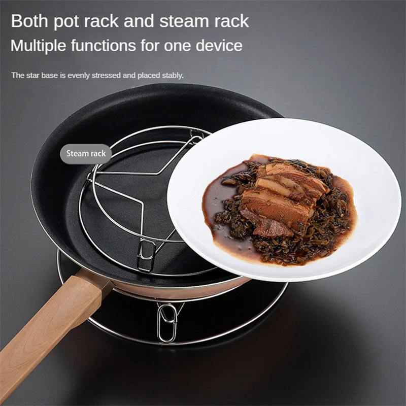 Pot Pad Multi-function Place Firmly 100g-200g Storage Rack Round Pot Holder Easy To Clean Reinforcement And Thickening Durable