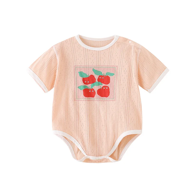 2024 New Newborn Baby Girls Cotton Clothes Romper Thin Summer Jumpsuits Cartoon Infants Baby Kids Boys Rompers