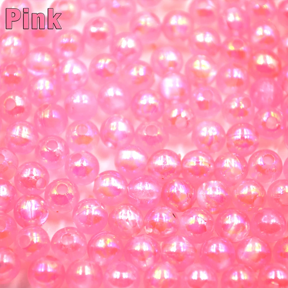 MNFT 500Pcs Steelhead Trout Drift Fishing Float 6mm Egg Yolk Fishing Beads Fishing Beads for Trace/Rig Making