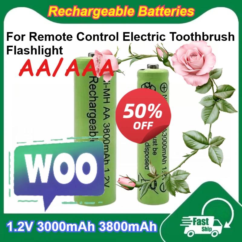 1.2V Aa/Aaa 3000Mah…