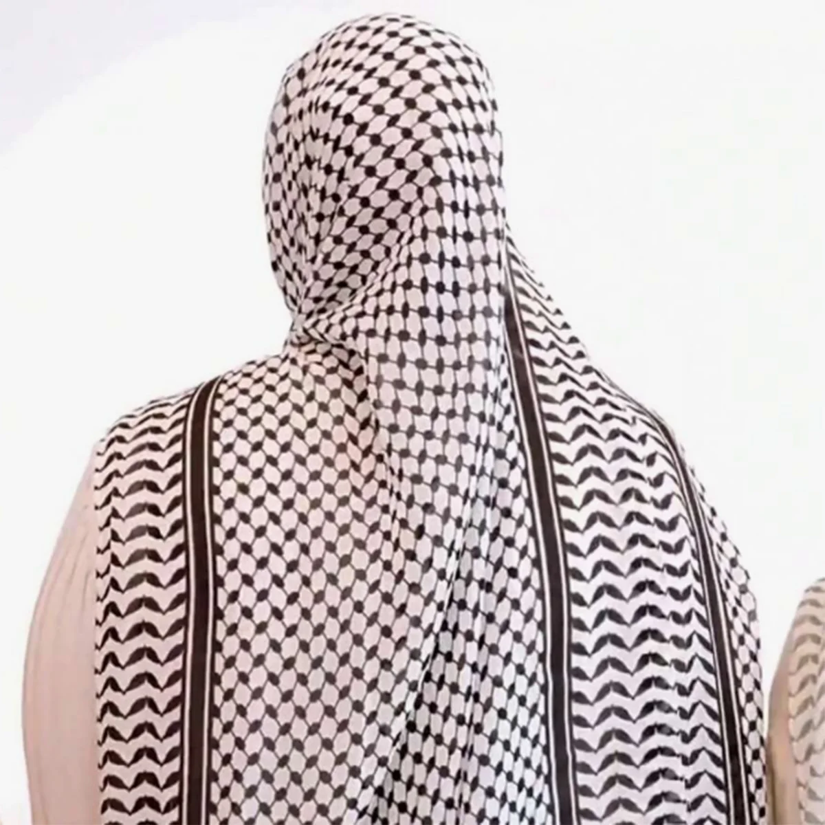 Novos estilos árabes lenço impresso feminino muçulmano hijab lenços islâmicos xale árabe longo cachecol de oração respirável xadrez longo cachecol