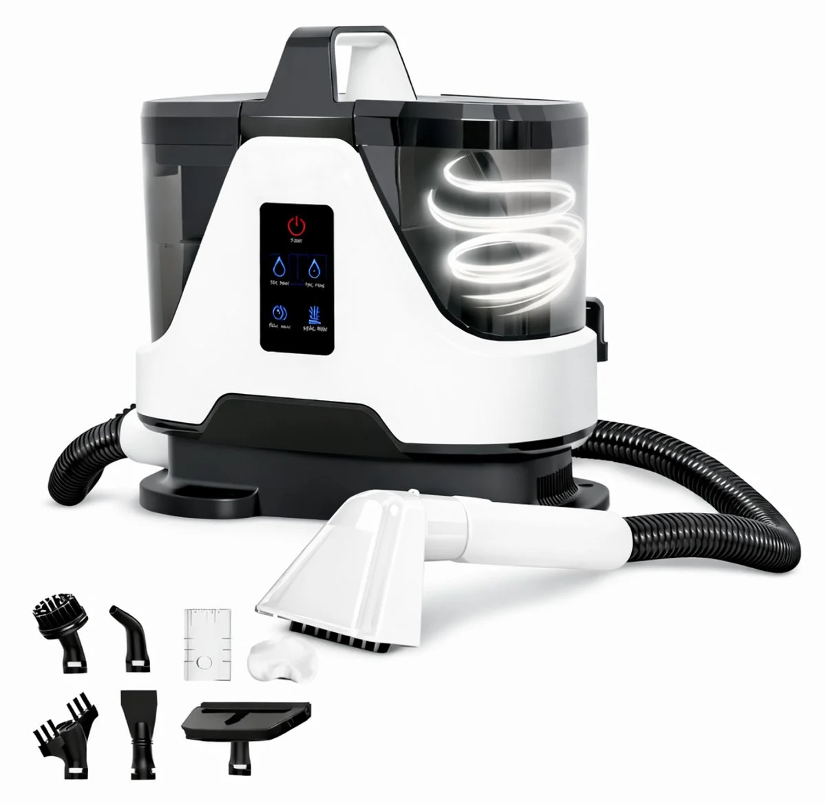 Professional Wet And Dry Steam Cleaner Portable Lightweight Carpet Cleaning Machines For Car Household Sofa Seats Upholstery