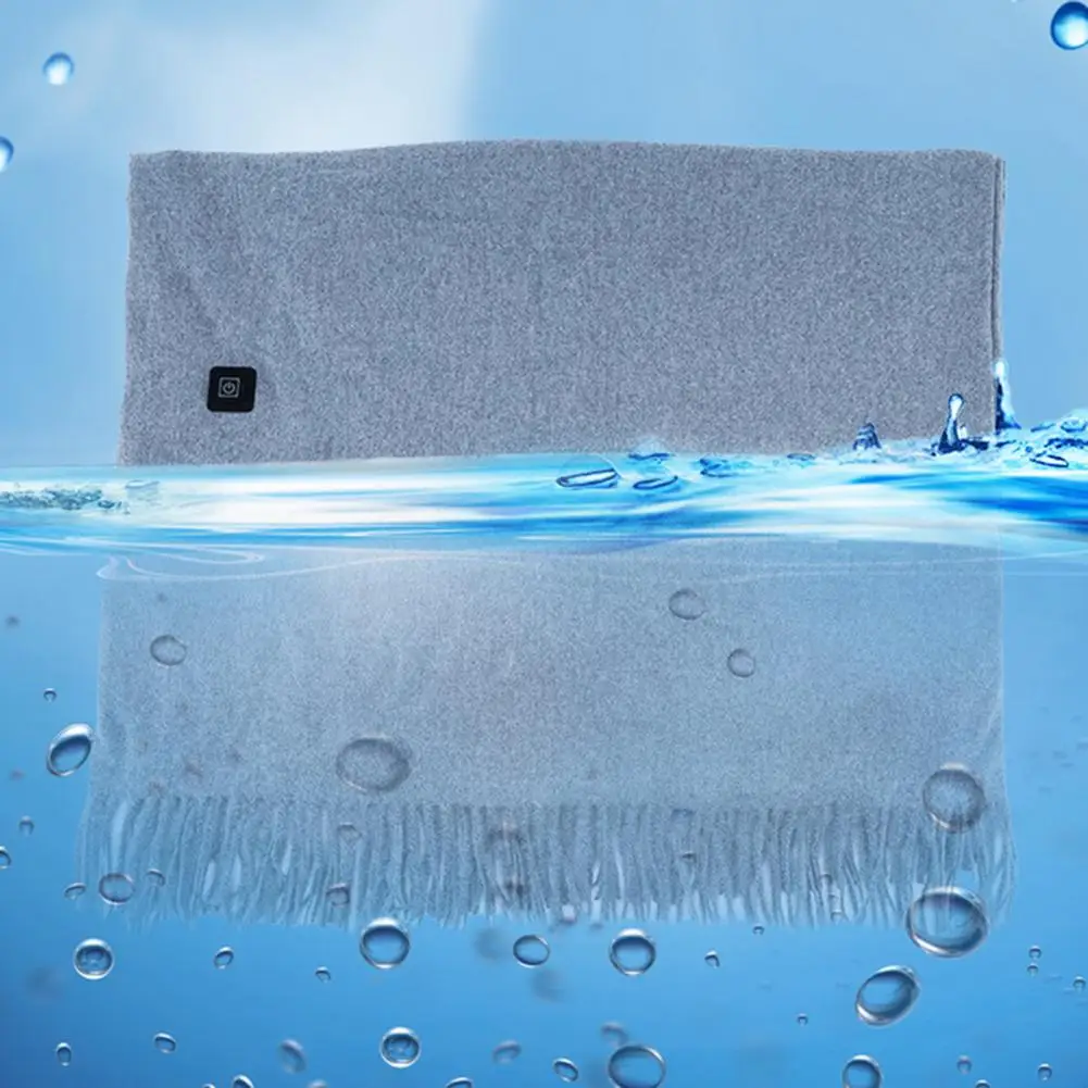 

Нагревательный плащ с питанием от USB, USB-шаль для женщин, портативный нагревательный шарф с интеллектуальным контролем температуры и кисточкой для зимы