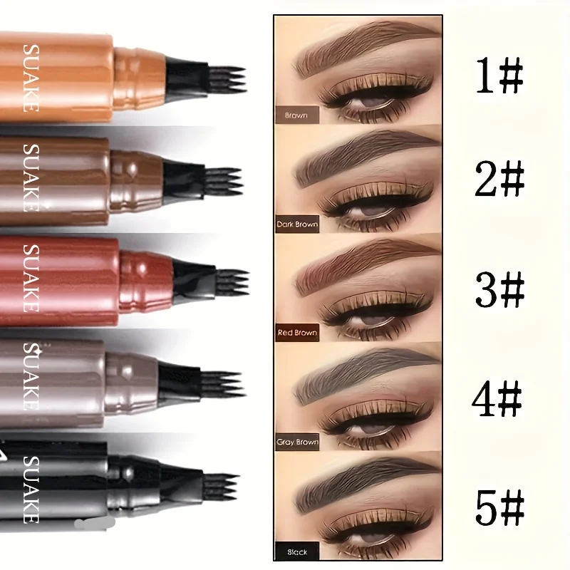 5 colors optional eyebrow pencil long-lasting natural eyebrow pencil women's makeup eyebrow pencil unisex