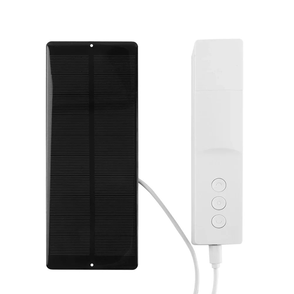 Tuya Zigbee Smart Blind Driver New Design Zemismart Motors with Solar Panel  Alexa Google Home Yandex Smart Home Automation