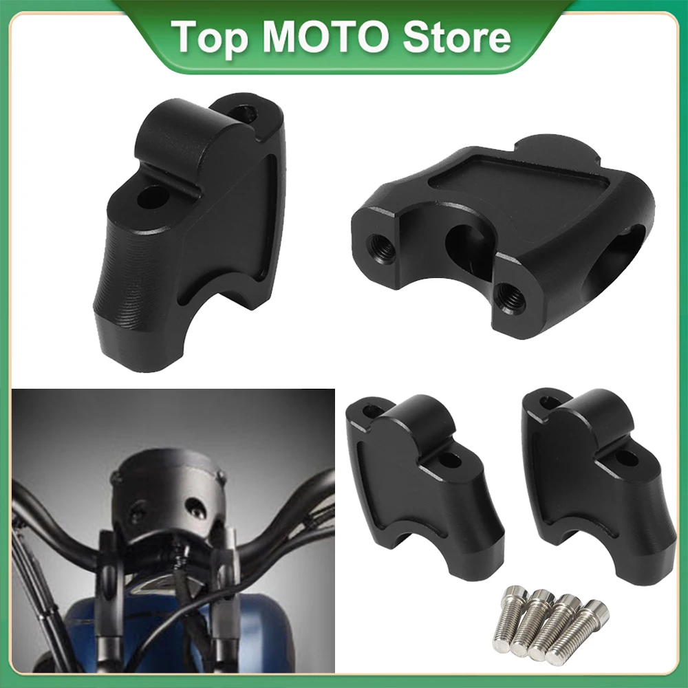 

For Honda CMX500 Rebel500 CMX300 CMX 300 500 1100 High Lifter Risers Accessories Motorcycle Handlebar Riser Mount Clamp