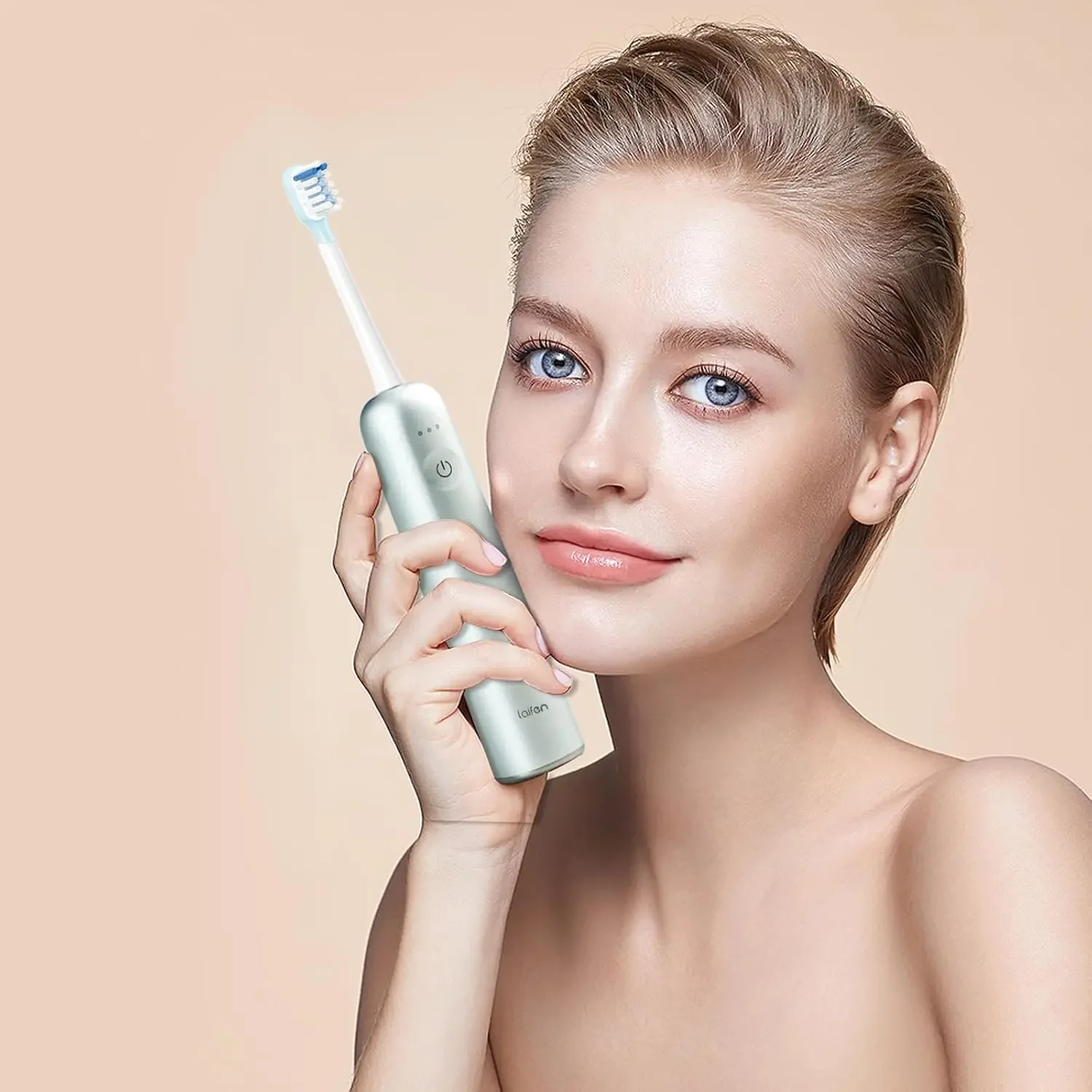 4 Pcs For Laifen Full Range Replacement Electric Toothbrush Heads Cleansing & Brightening Type / Sensitive Type