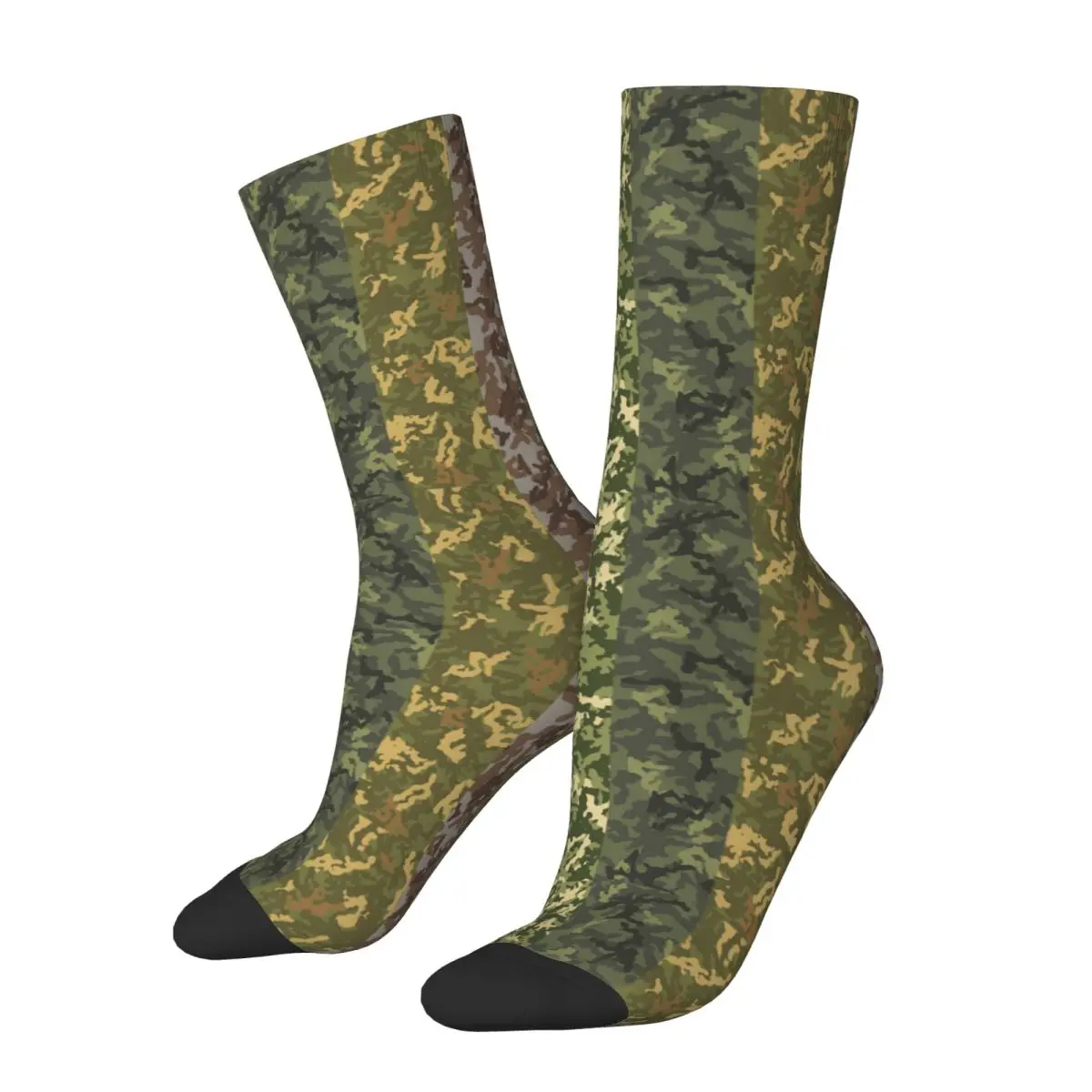 Winter Warm Colorful Women Men Navy NWU Camo Camouflage Socks Sweat Absorbing Middle Tube Socks