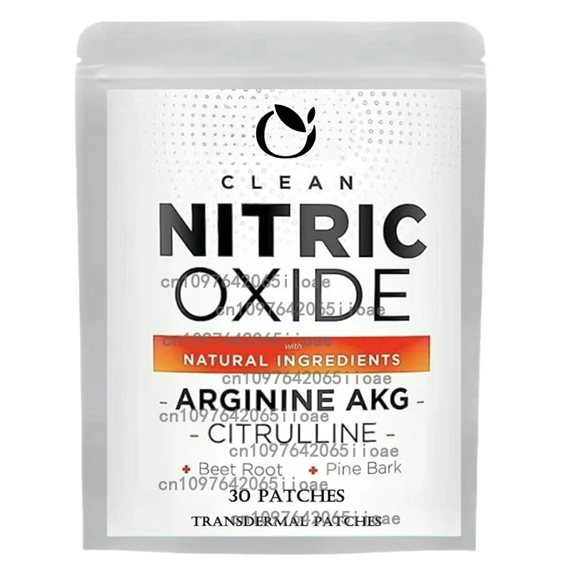 

30 Patches Nitric Oxide Booster Transdermal Patches, Performance Formula for Stamina & Endurance