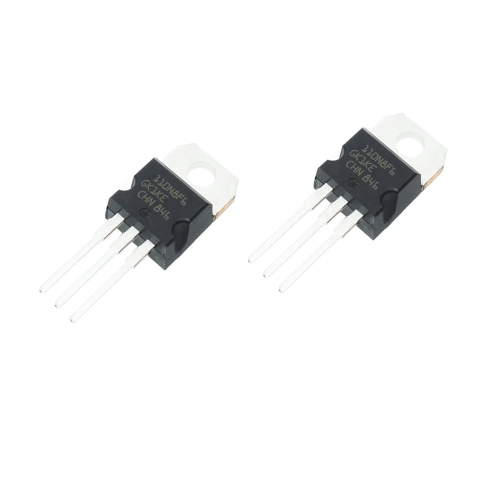 10PCS/LOT STP110N8F6 110N8F6 110A 80V TO-220 TO220 Transistor MOSFET New Original Good Quality Chipset