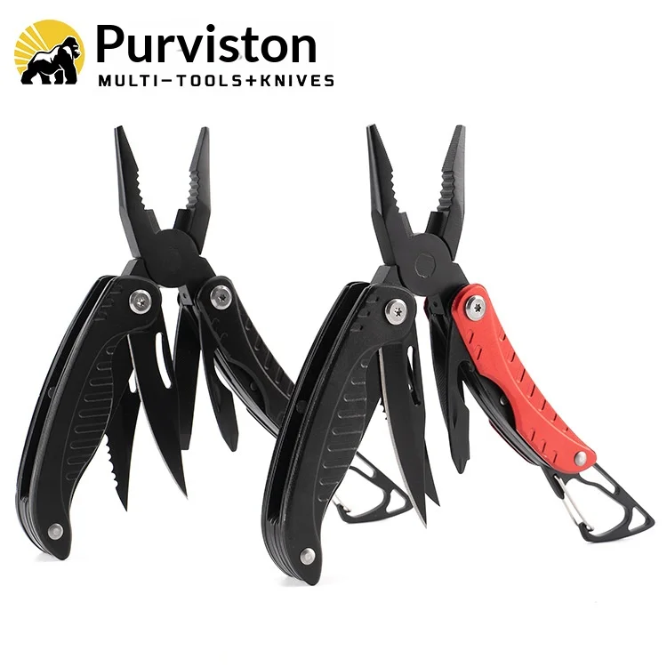 Stainless steel multifunctional tool pliers outdoor folding multi-purpose pliers portable knife pliers combination tool