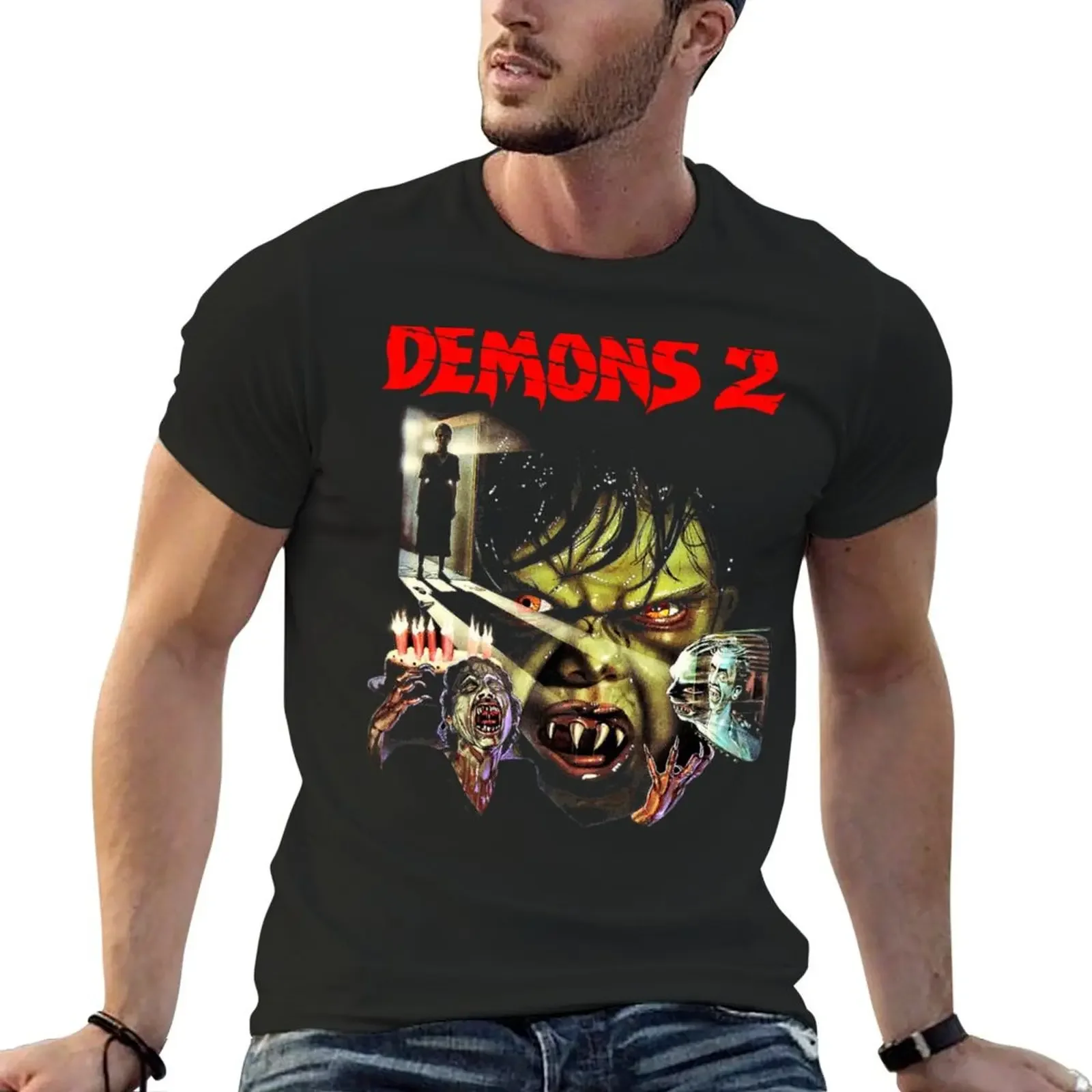 Demons Part 2 (Transparent) T-Shirt valentines clothes street wear tops vintage t shirt men