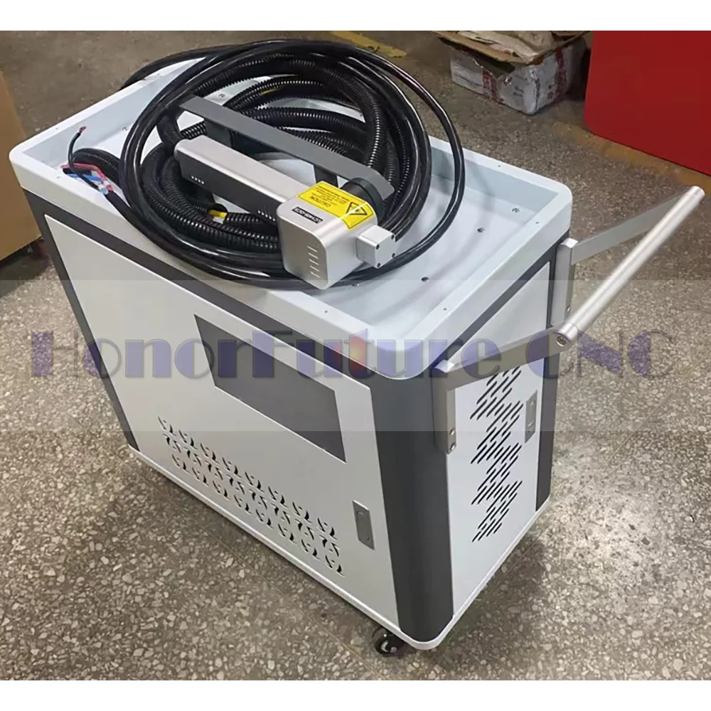 100W 200W 300W Pulse Fiber Laser Cleaning Machine Rust Removal Using Laser Cleaning