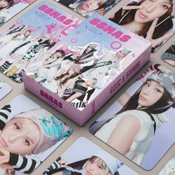 55Pcs/Set Idol Girl Group New Album Bunnies Club HD Printd Photocards MINJI Hanni DanieIIe Hyein Haerin Lomo Cards Fans Gifts