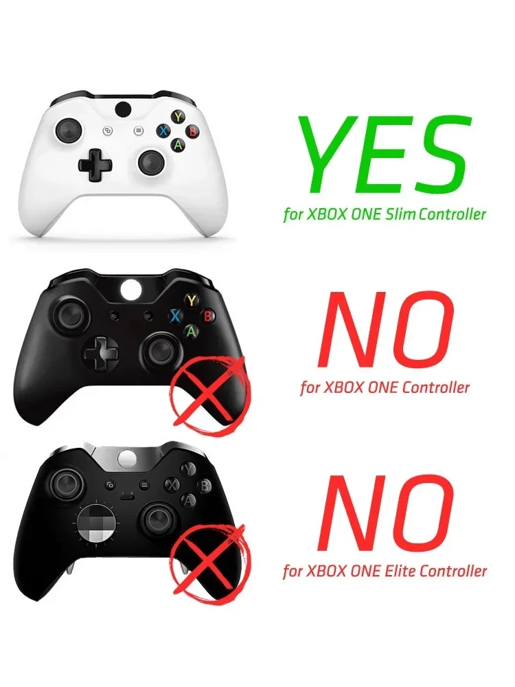 DATA FROG Pełny Zestaw Obudowy z Przyciskami do Kontrolera Xbox One Slim, Zestaw do Samodzielnego Montażu i Personalizacji